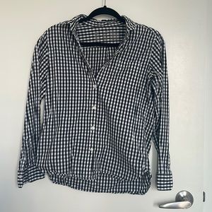Muji black & white shirt